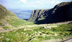 View from top of Bealach na ba