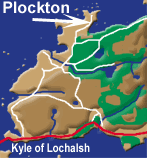 map of around Plockton