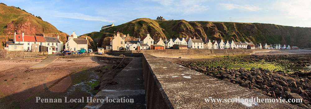 Pennan, Aberdeenshire from the harbour