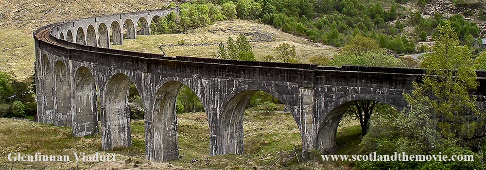 Glenfinnan Railway Viaduct appears in Harry Potter and many other movies