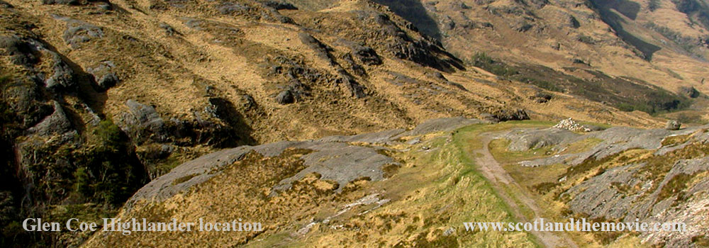 Location for the tower and forge from Highlander - The Study, Glen Coe